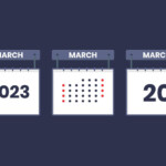 2023 Calendar Design March 20 Icon 20th March Calendar Schedule