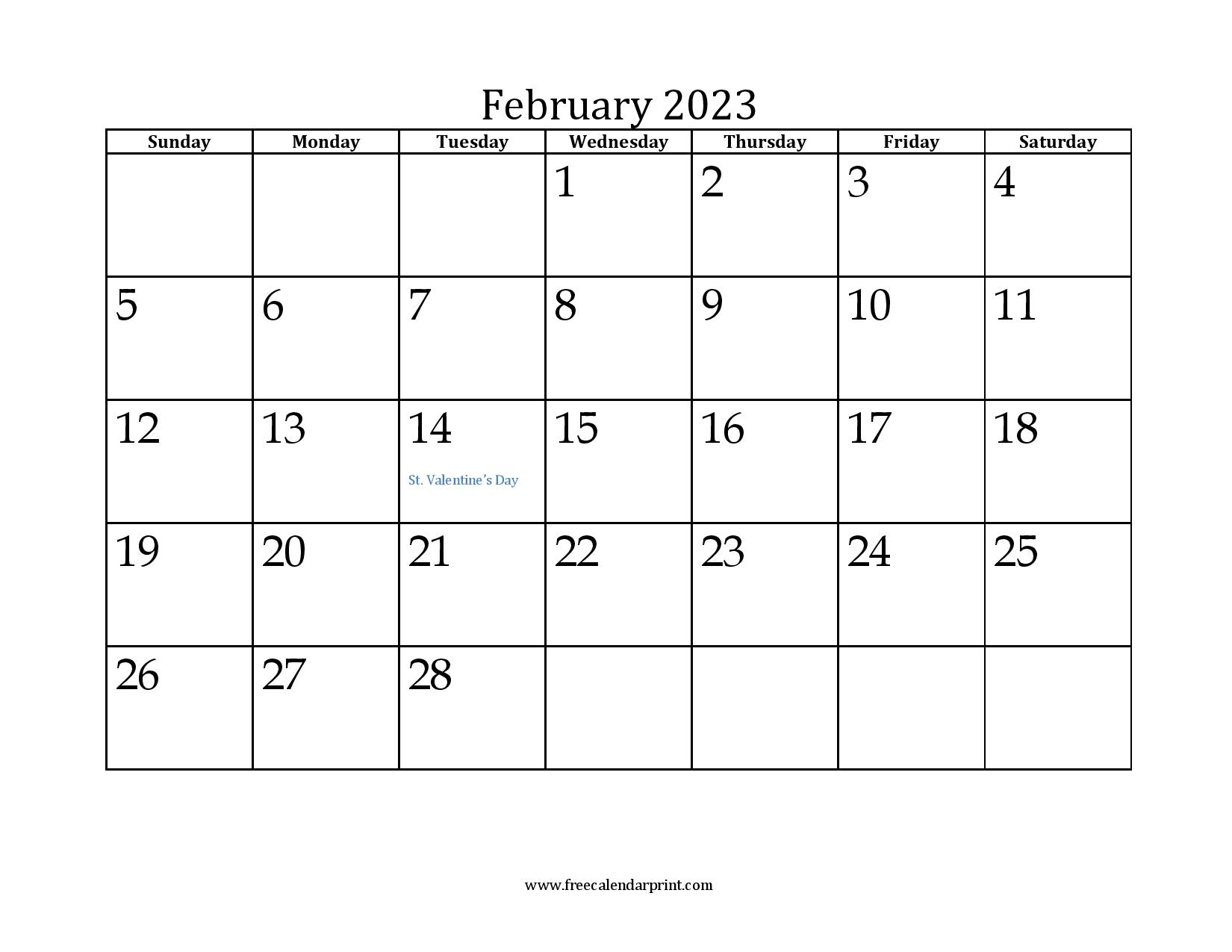 2023 Mini Month Calendar Printable Templates Free 2023 Calendar Printable