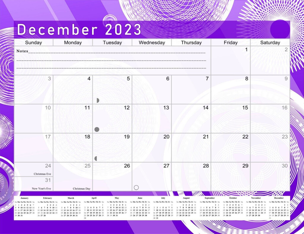 2023 Monthly Desktop Wall Calendar Planner Habit Tracker Edition 