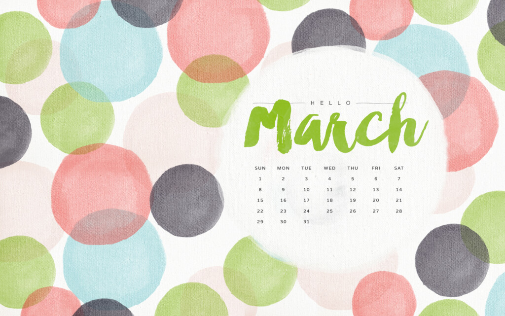  50 March Calendar Wallpaper WallpaperSafari