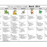 Barton Creek Assisted Living Activities Calendar March 2014