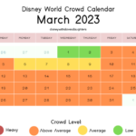 Disney World Crowd Calendar 2022 2023 Disney With Dave s Daughters