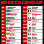 F1 Announces 24 race Calendar For 2023 Formula One World Championship