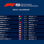 F1 Announces Full of verve 2023 Calendar Coliseum