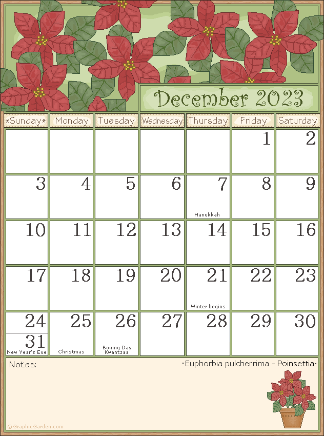 Free Printable Calendars 2023