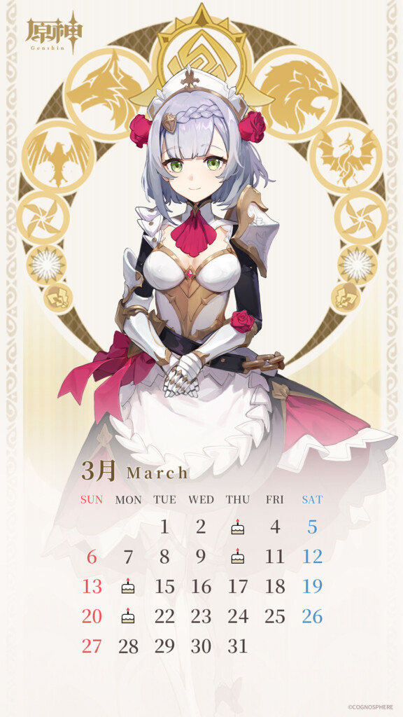 Genshinresource Genshin Calendar