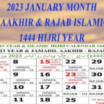 Hijri Calendar 2023 Summafinance