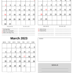 January February March 2023 Calendar Quarterly Calendar 2023 In PDF