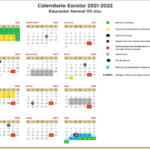 M xico Calendario Escolar 2021 A 2022 Sep Pdf