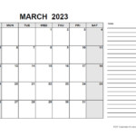 March 2023 Calendar CalendarLabs