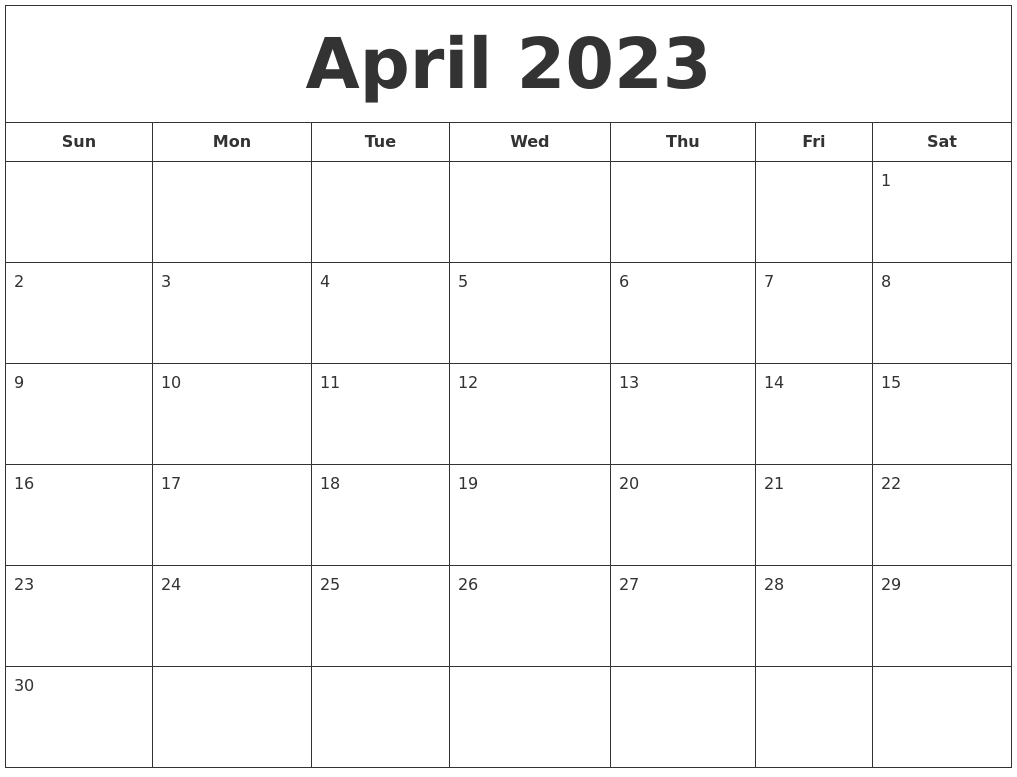 March 2023 Calendar