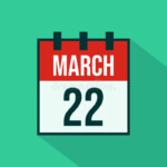 March 22 Calendar Icon Stock Vector Illustration Of Illustration