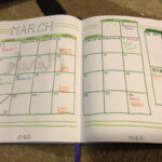 March Calendar For My First Bullet Journal Bullet Journal Journal