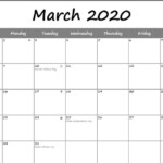 New Full March 2020 Moon Phases Template With Lunar Calendar Dates