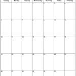 Printable Blank Calendars Free Printable Weekly Calendar For Every