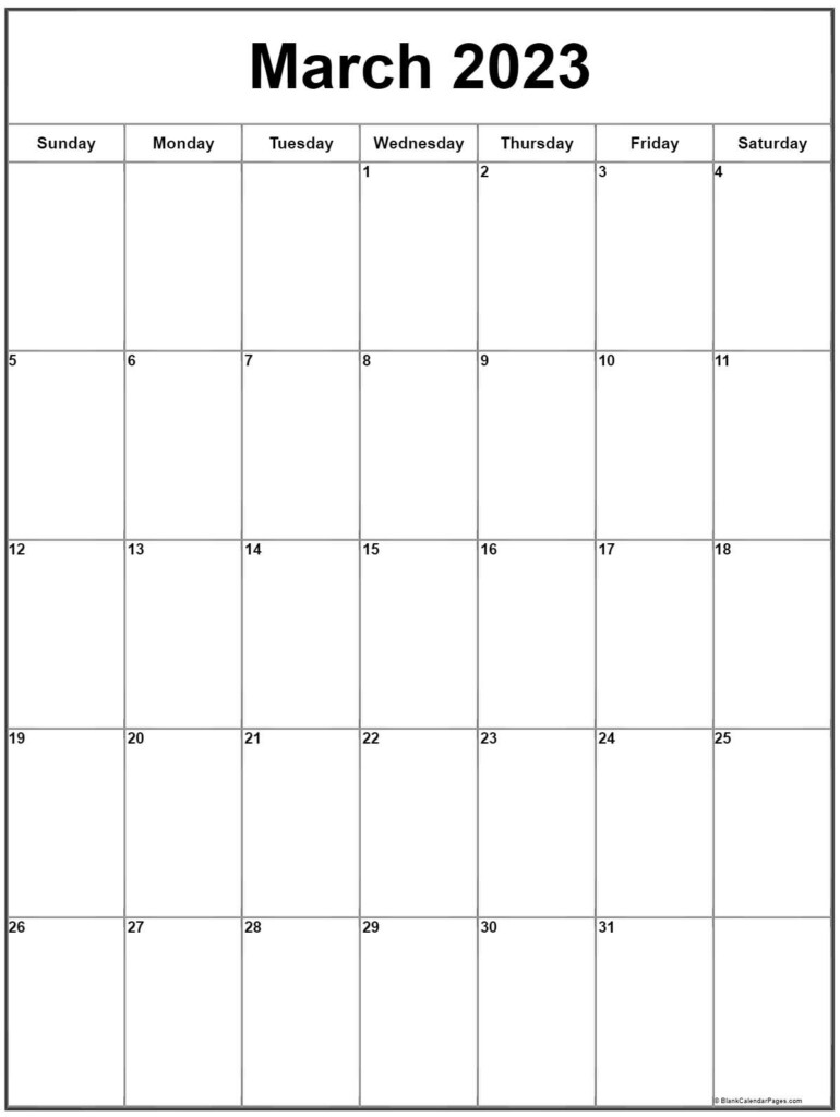 Printable Blank Calendars Free Printable Weekly Calendar For Every 