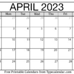 2022 Calendar 2023 Printable Shopmall my