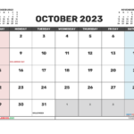 2023 Calendar October Crownflourmills