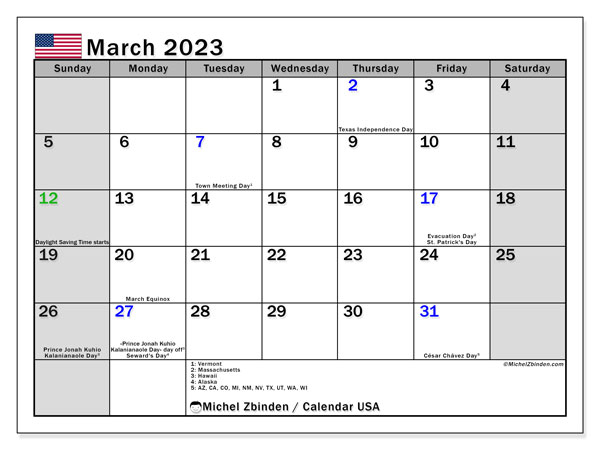 2023 Holidays In March Get Calendar 2023 Update