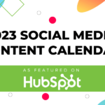 2023 Social Media Content Calendar Template Free Download