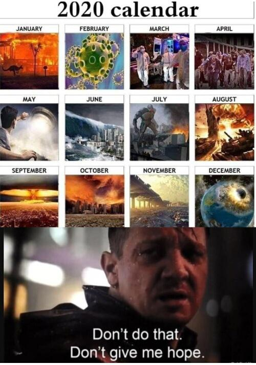 220204calendar r 2meirl4meirl April 2020 Disaster Predictions 