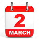 Calendar 2 March Stock Photo ICreative3D 44534353