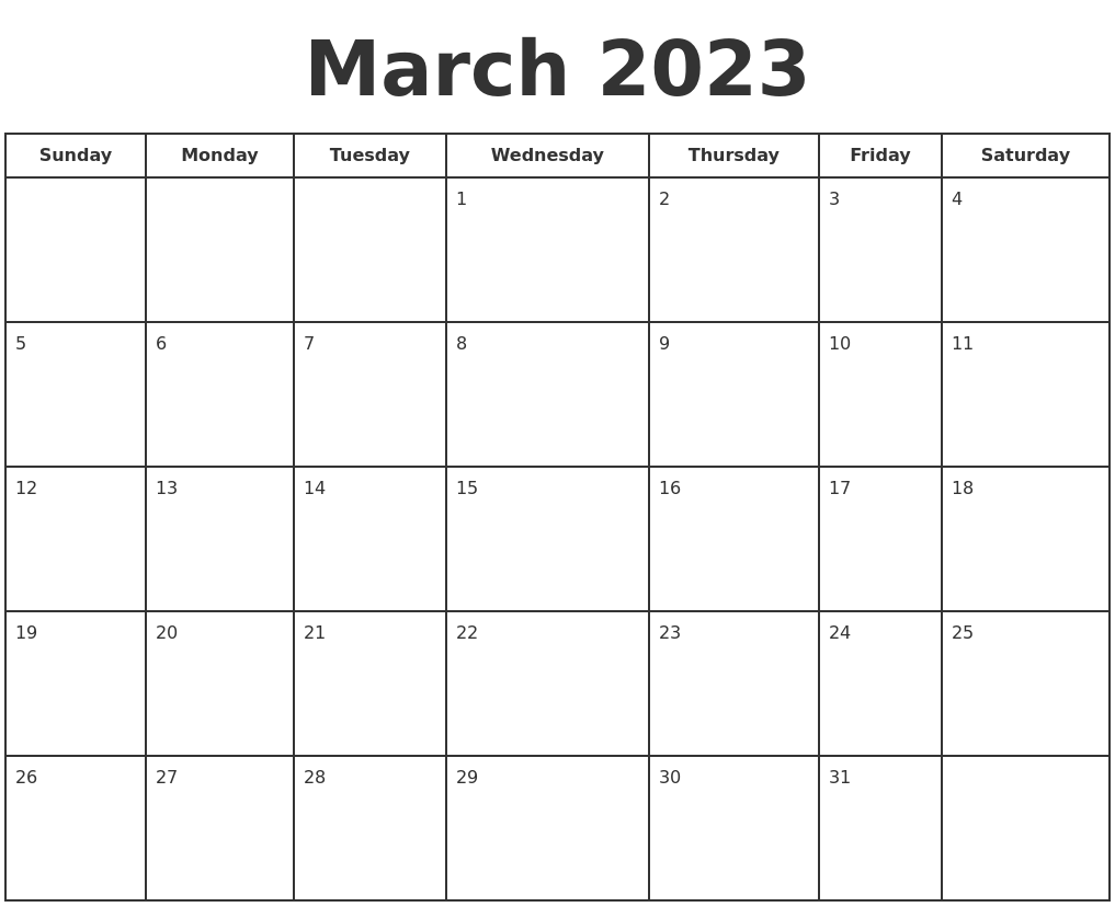 Calendar Image March 2023 Get Calendar 2023 Update