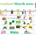 Click Here For March Preschool Calendar Kids Inc Kids Inc