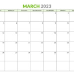 Cute March 2023 Calendar Archives