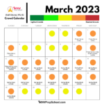 Disney World 2023 Crowd Calendar best Times To Go