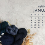 Free Downloadable January 2023 Calenadr KnitPicks Staff Knitting Blog