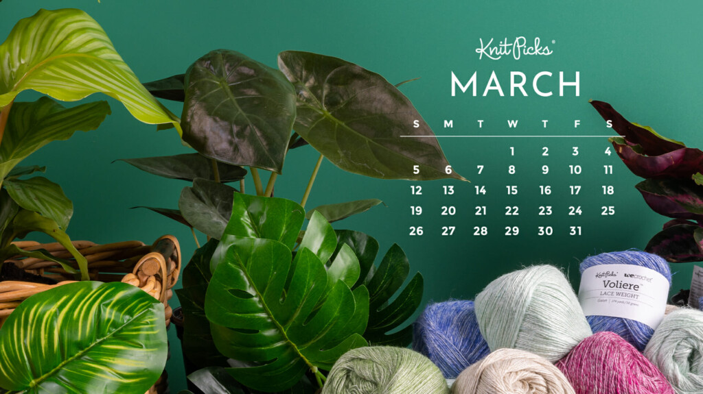 Free March 2023 Calendar KnitPicks Staff Knitting Blog