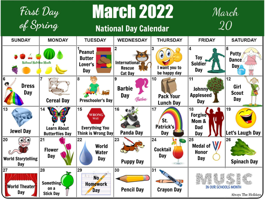 Free Printable March 2022 Calendars Wiki Calendar March 2022 Calendar 