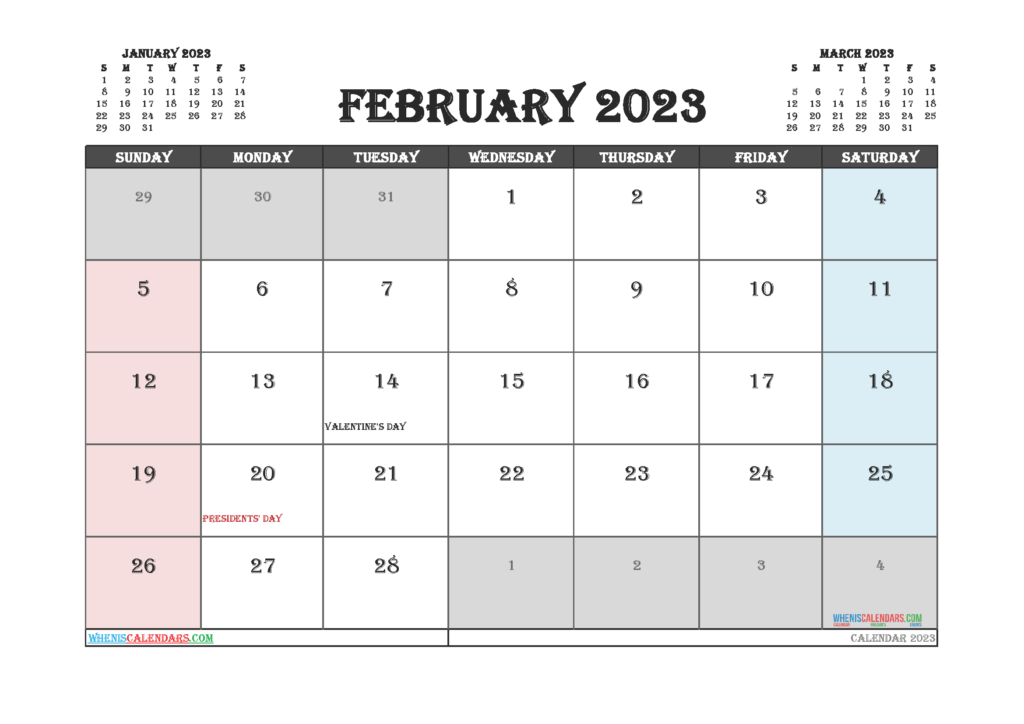 Free Printable March 2023 Calendar 12 Templates