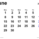 June 2020 Calendar Templates For Word Excel And PDF