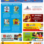 LEGO March 2015 Store Calendar Promos Events