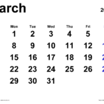 March 2021 Calendar Templates For Word Excel And PDF