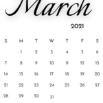 March 2021 Calendar Wallpapers Wallpaper Cave