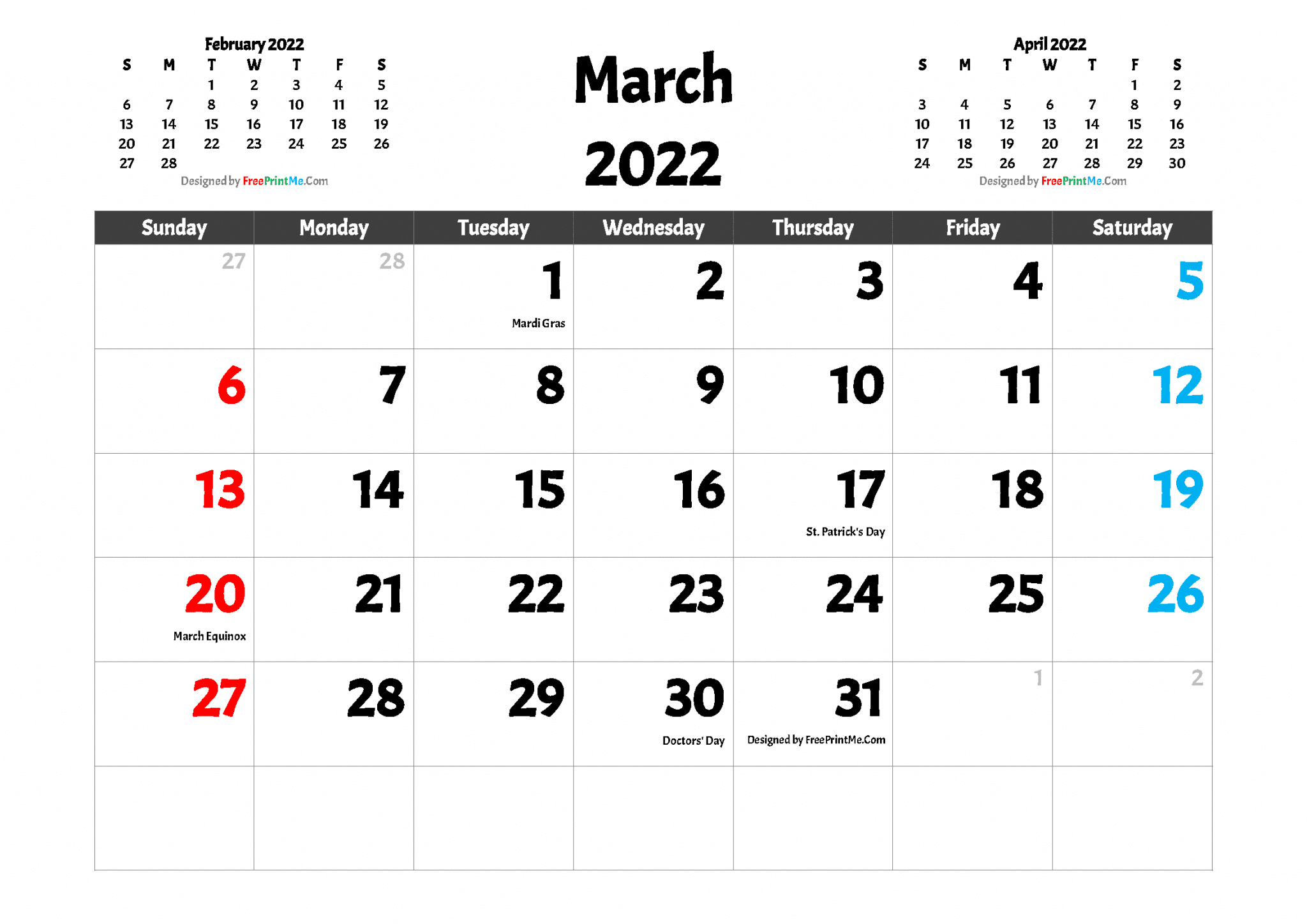 March 2022 Calendar Free Printable Calendar Templates March 2022