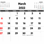 March 2022 Calendar Free Printable Calendar Templates March 2022