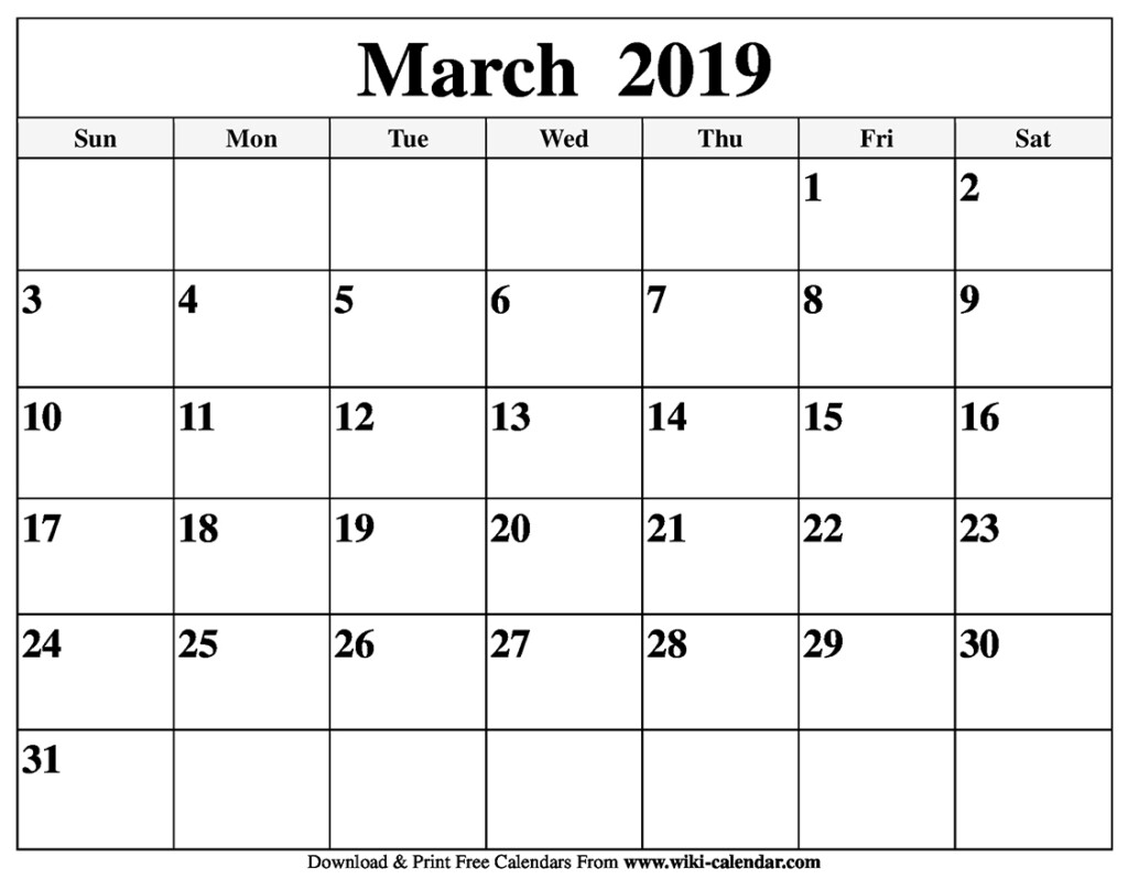 March 2022 Calendar Free Printable Calendar Templates March 2022 