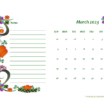 March 2023 Calendar Dates Free Printable Templates