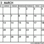 March 2023 Calendar Free Printable Calendar March 2023 Calendar Free