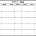 March 2023 Lunar Calendar Moon Phase Calendar