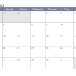 March 2023 Printable Calendar Icalendars