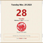 March 28 2023 Almanac Calendar Auspicious Inauspicious Events And