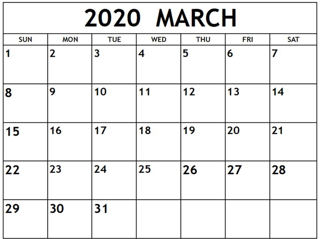 March Calendar 2020 USA Festivals Holidays Free Printable Calendar