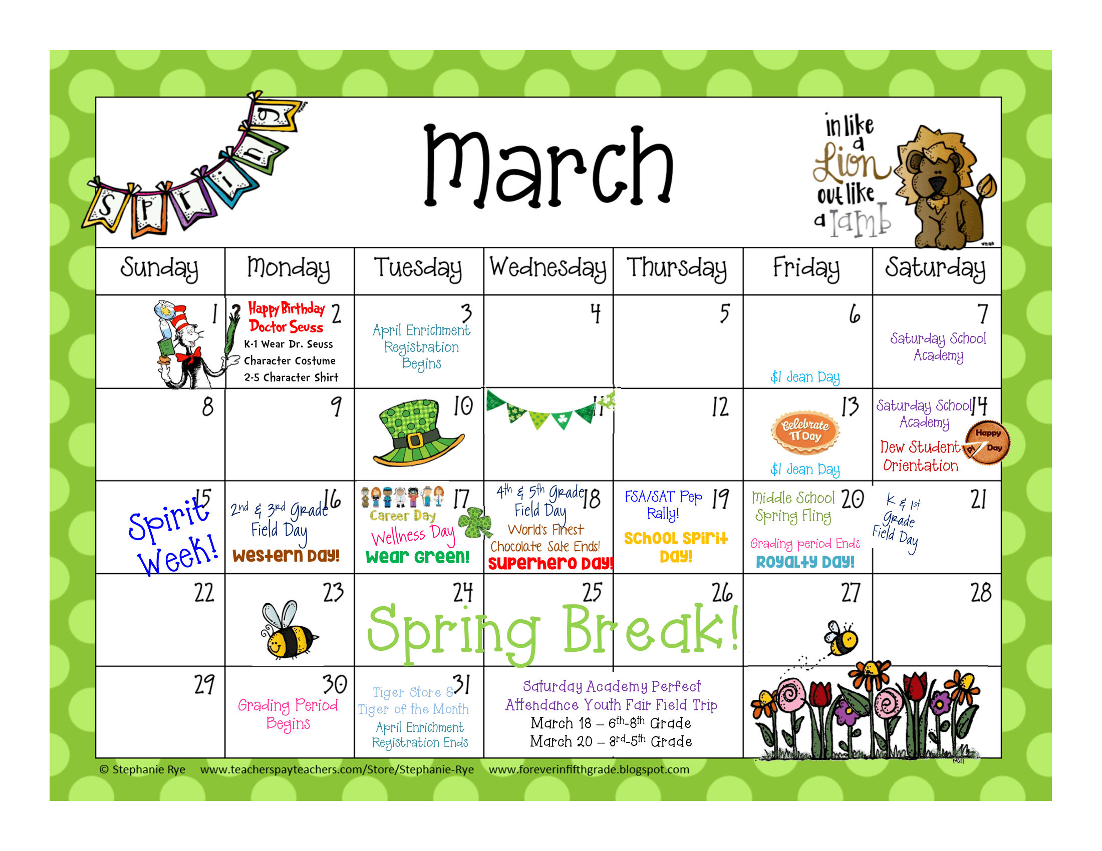 March Calendar Of Events APA News Room