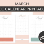 March Calendar Printable 2023 AnjaHome