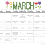 March Printable Activity Calendar For Kids The Chirping Moms